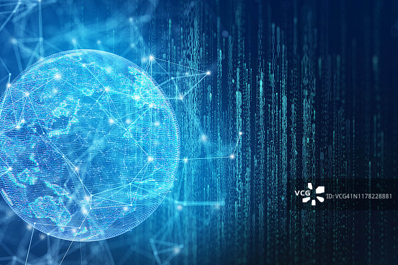 全球通信网络图片素材