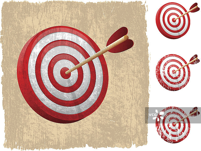 免版税矢量背景上的目标图片素材