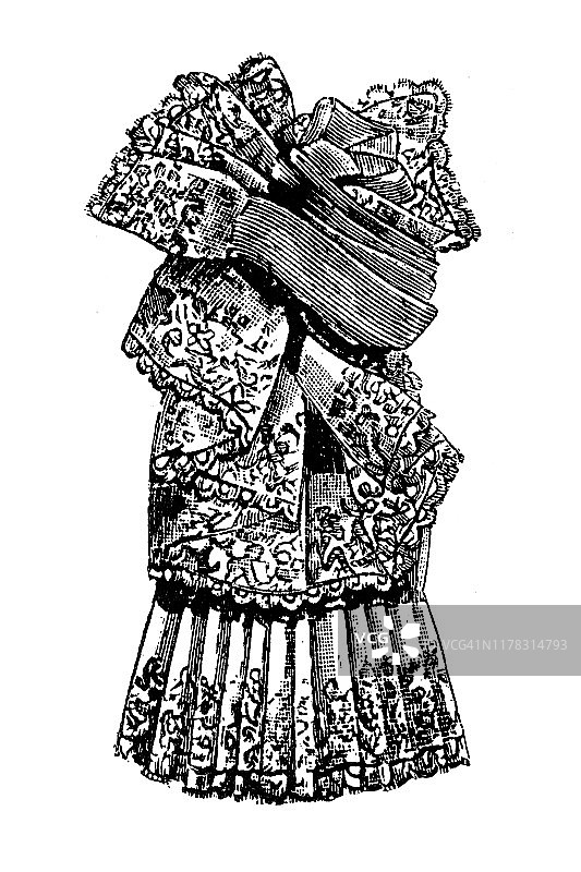 蕾丝领饰图片素材