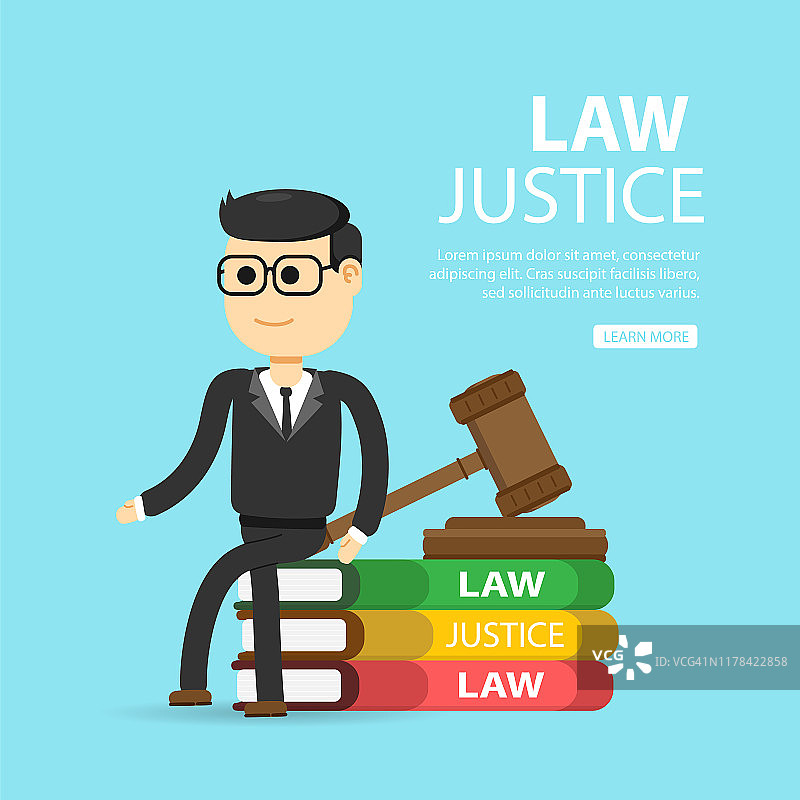 法律、律师、商业、正义与法律概念图片素材