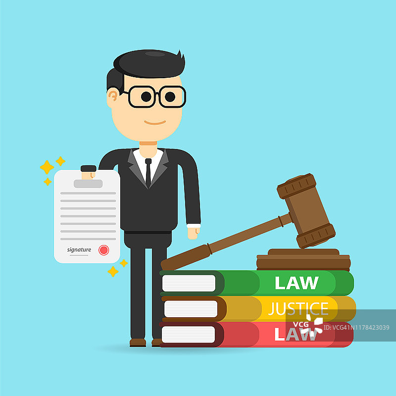 法律、律师、商业、正义与法律概念图片素材