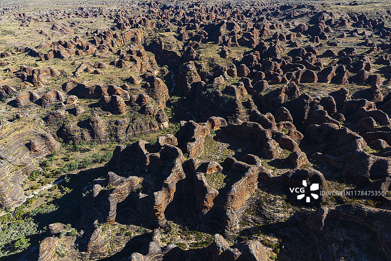 邦格尔邦格尔山脉鸟瞰图图片素材