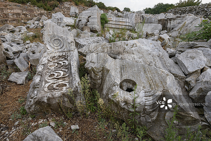土耳其巴利克埃西尔省哈德良神庙图片素材