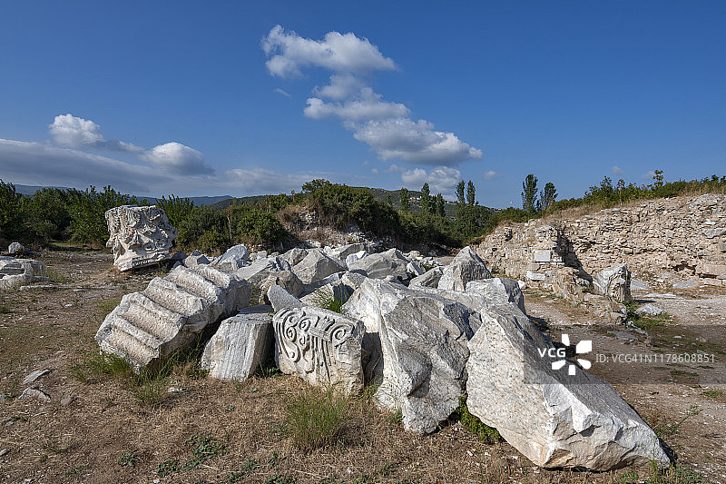土耳其巴利克埃西尔省哈德良神庙图片素材