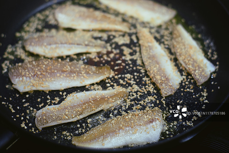 自制炸鳕鱼片图片素材