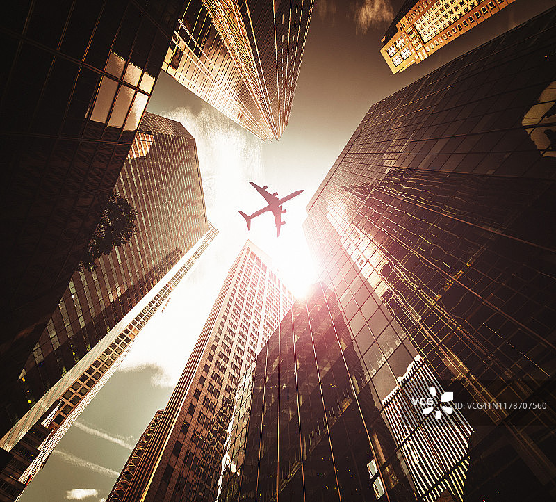 纽约未来主义建筑图片素材