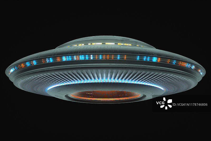 不明飞行物插画图片素材