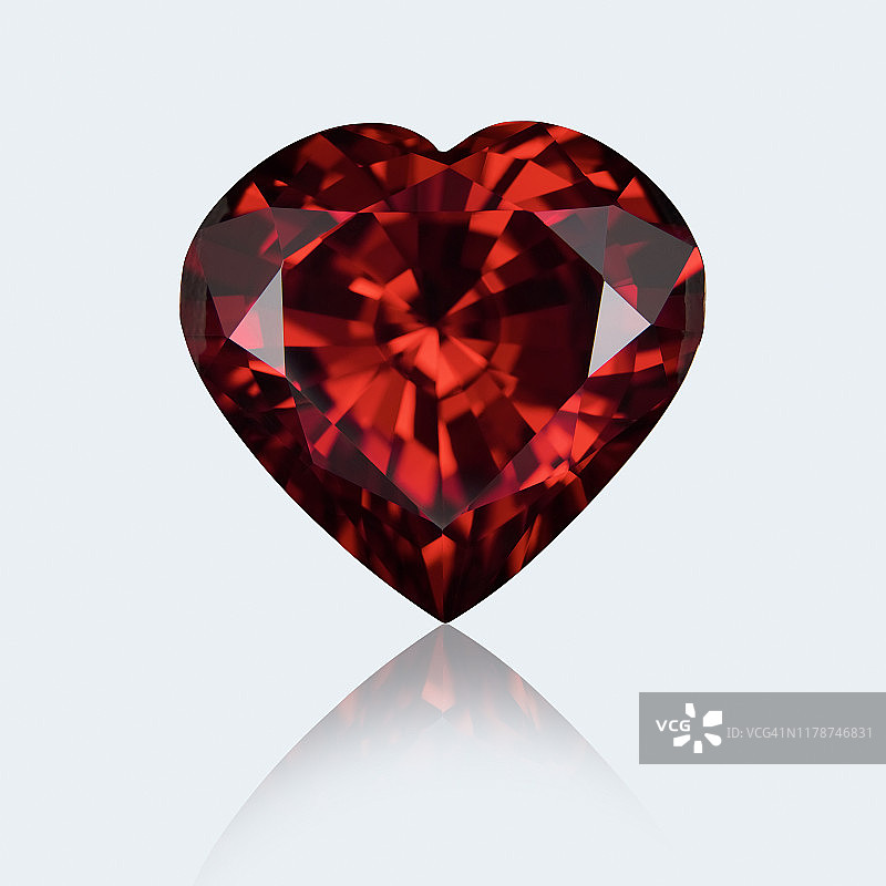 心形红宝石图片素材