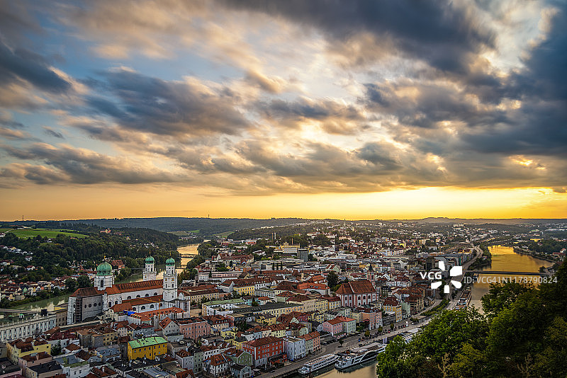 帕绍市景观图片素材