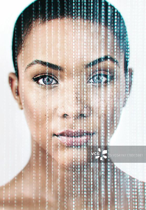 她是代码背后的美丽图片素材