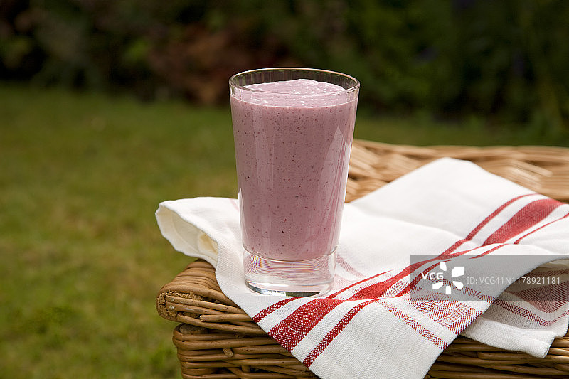 草莓奶昔图片素材