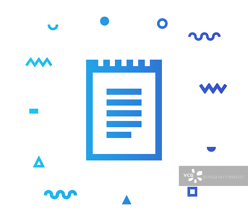 发票矢量图标线条图图片素材