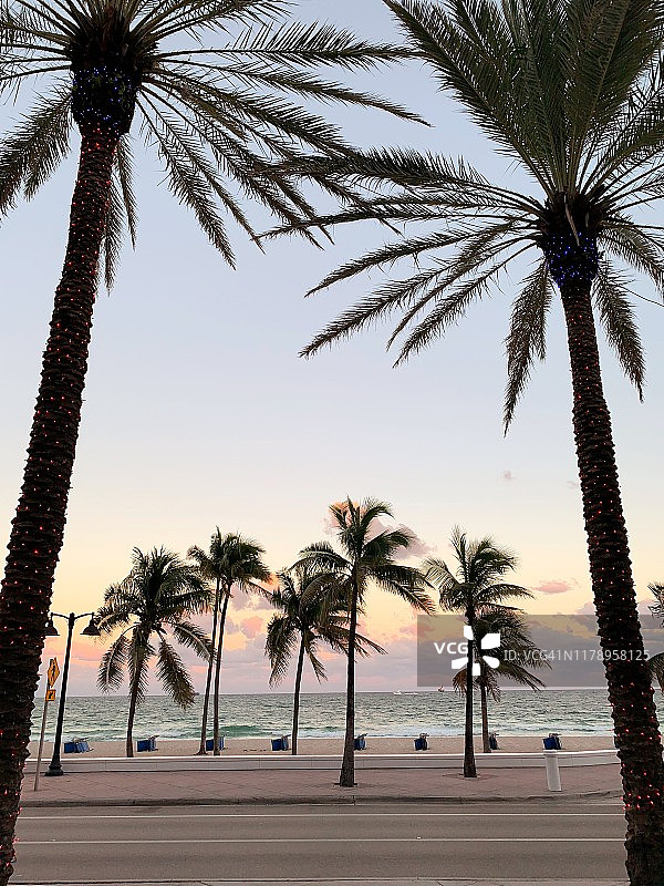 劳德代尔堡海滩，佛罗里达州，美国图片素材