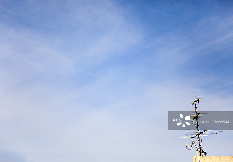 天空和天线图片素材