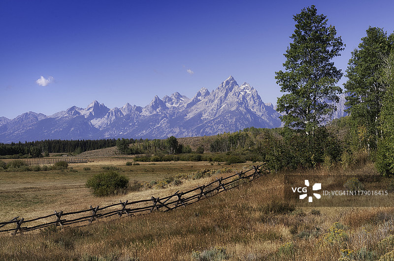 大提顿国家公园东门图片素材