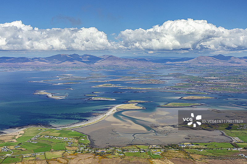 克罗帕特里克山景观高空景观图片素材