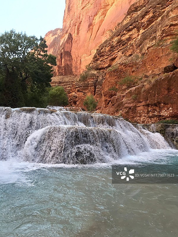 哈瓦苏派瀑布图片素材