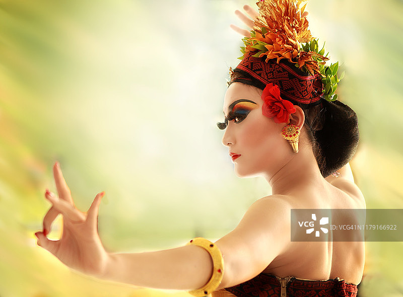 巴厘岛舞者图片素材