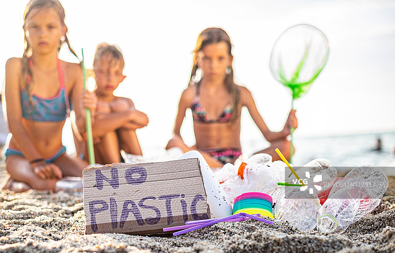 禁止塑料污染图片素材