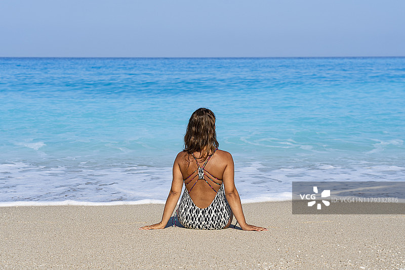 希腊莱夫卡达图片素材