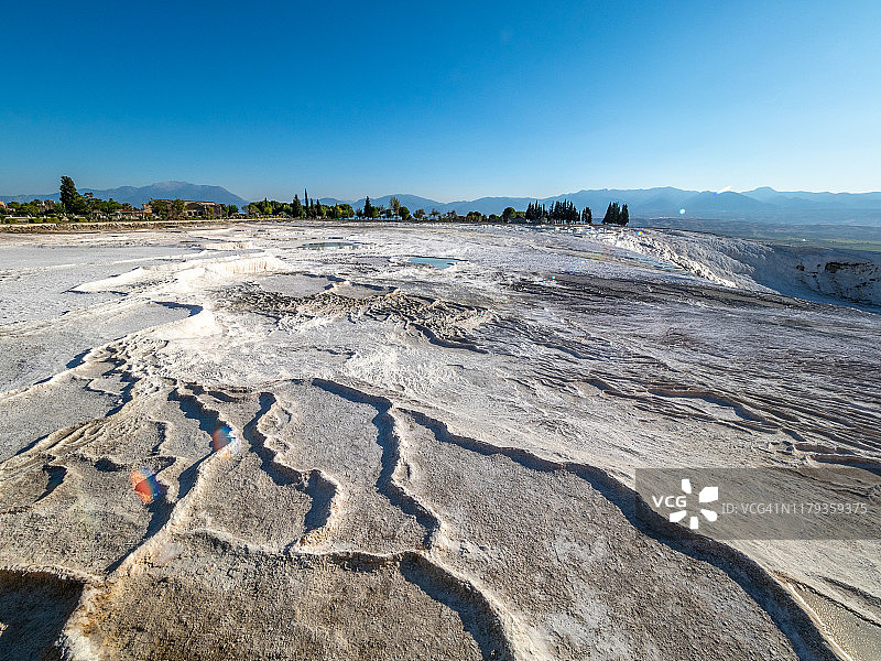 棉花堡温泉池图片素材