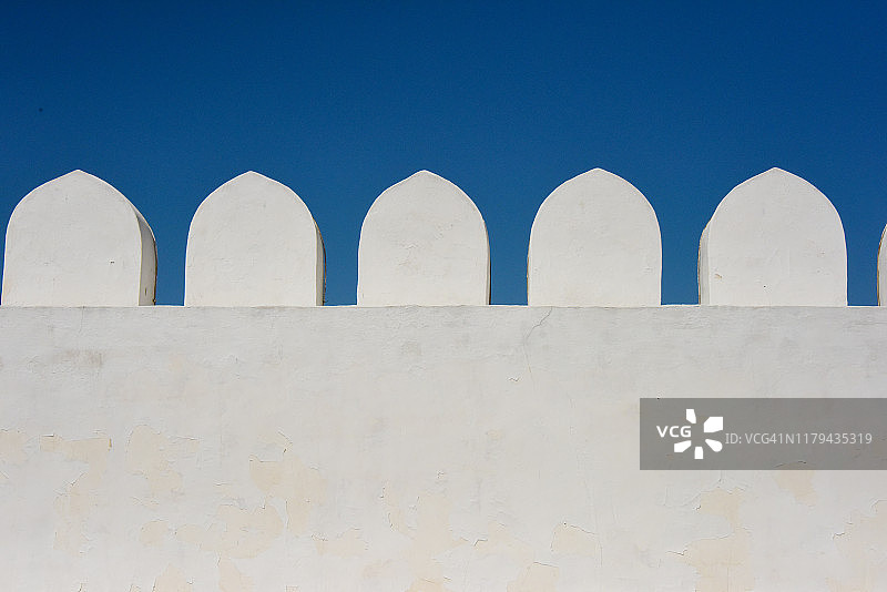 布哈拉方舟要塞的雉堞图片素材