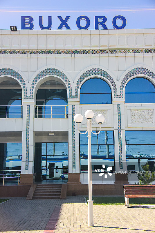 布哈拉火车站外观图片素材