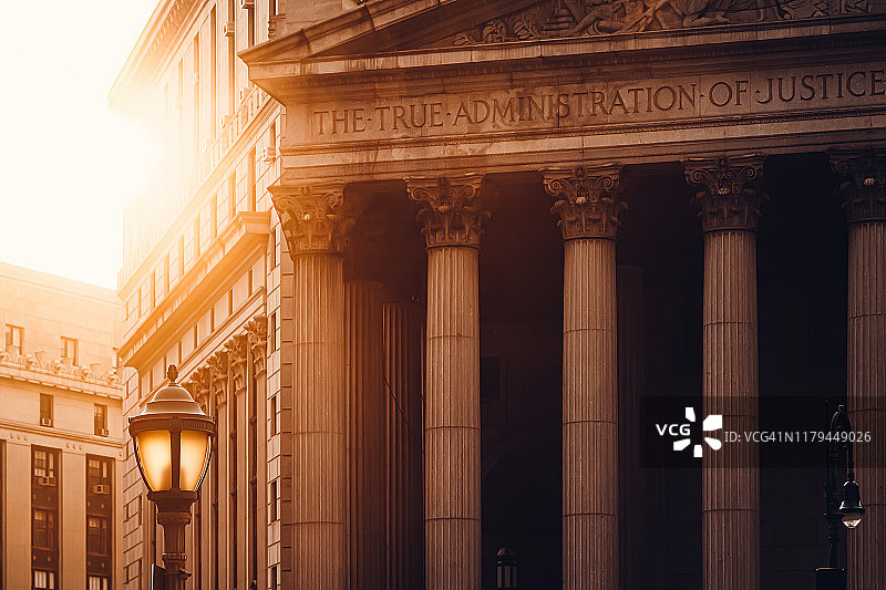 纽约县最高法院图片素材