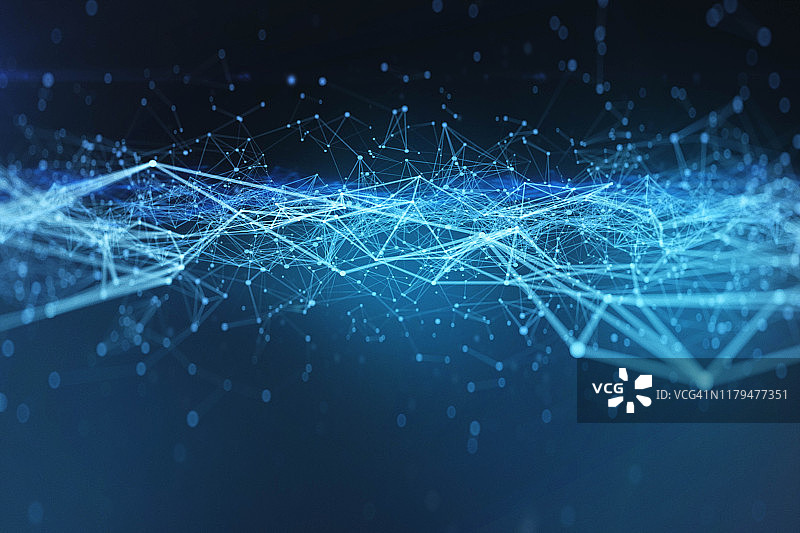 特写：网络波图片素材