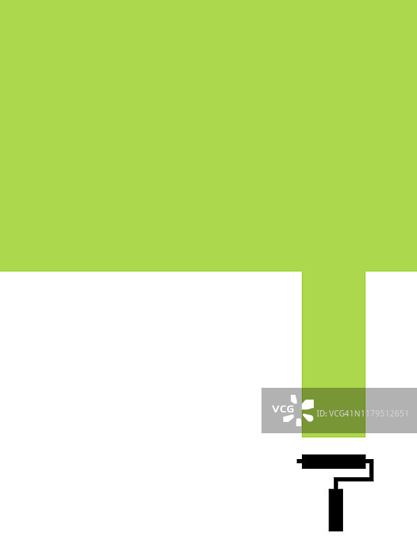 油漆滚筒插画图片素材