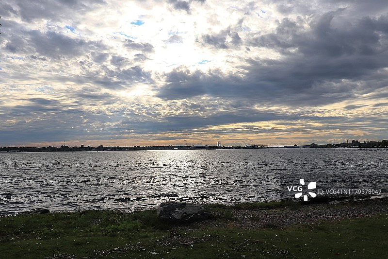 贝尔维尤公园/圣玛丽河/安大略省苏圣玛丽/加拿大图片素材