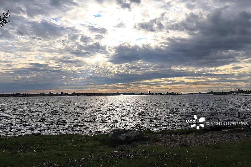 贝尔维尤公园/圣玛丽河/安大略省苏圣玛丽/加拿大图片素材