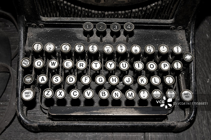 老式打字机图片素材