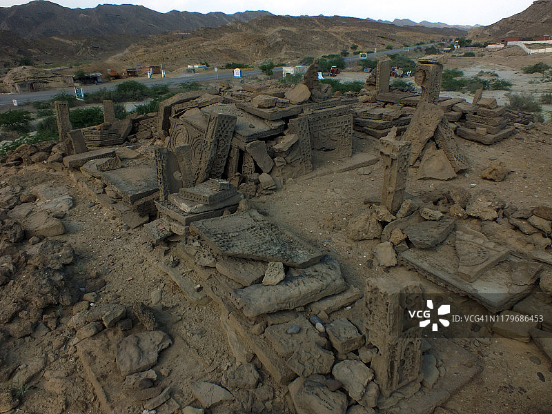 穆罕默德·本·卡西姆战士的墓地图片素材