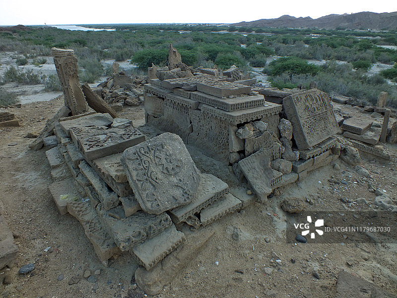 穆罕默德·本·卡西姆战士的墓地图片素材