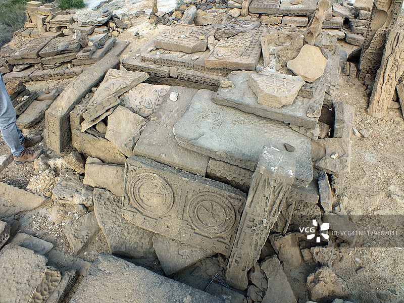 穆罕默德·本·卡西姆战士的墓地图片素材