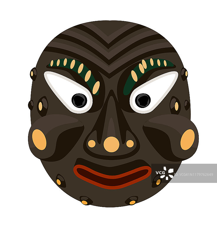 韩国传统面具：瓮仲面具图片素材