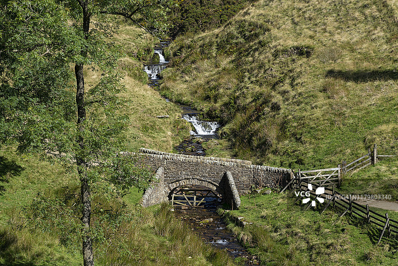 雅各布天梯桥，德比郡峰区埃代尔图片素材