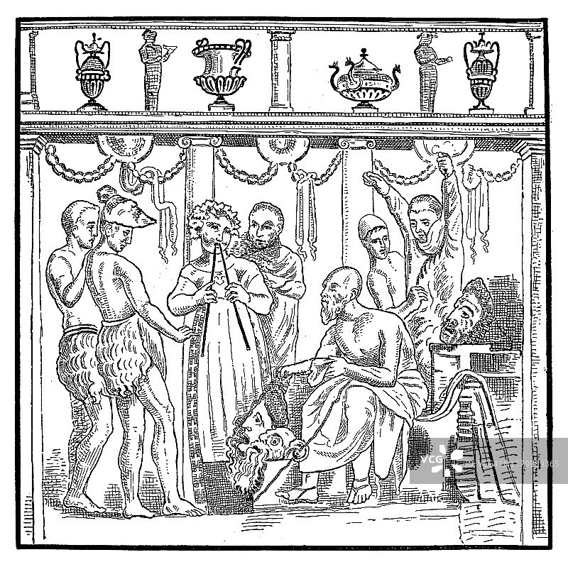 萨提尔戏剧游戏准备图片素材