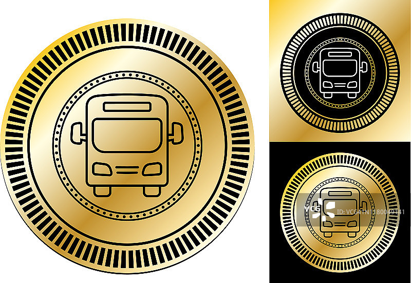 旅行巴士正面视图图标图片素材