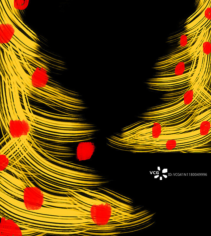 圣诞树圣诞贺卡插画图片素材