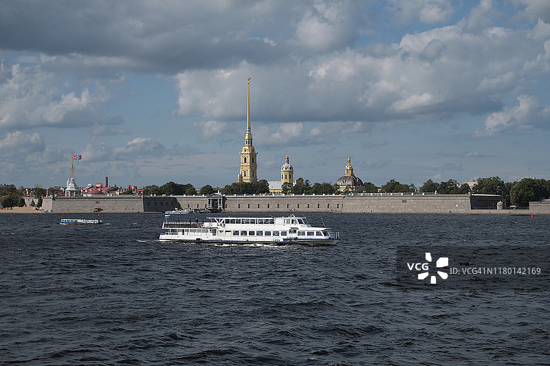 俄罗斯圣彼得堡彼得保罗要塞图片素材