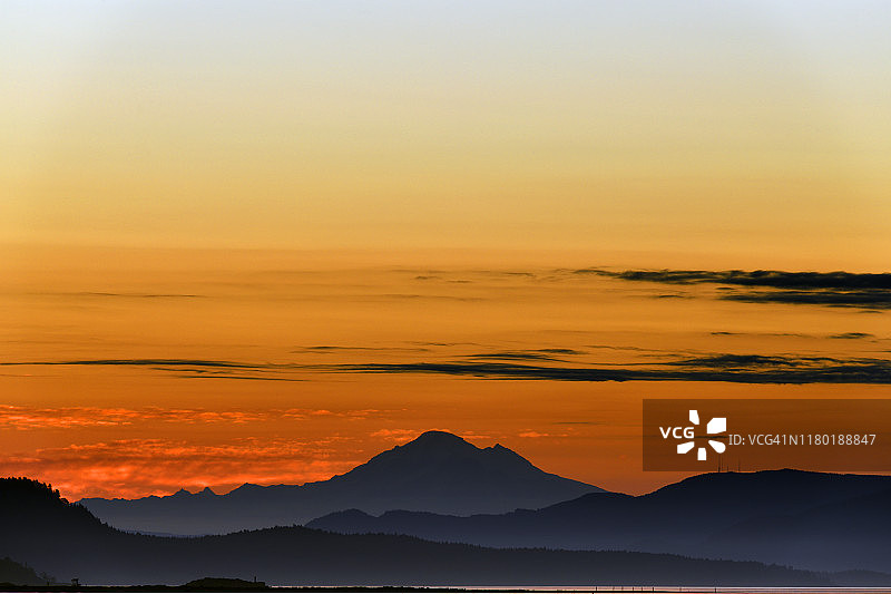 科马库尔山（美国华盛顿州贝克山）图片素材