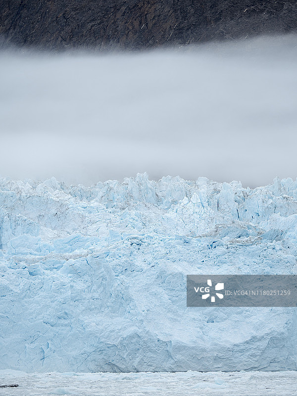 丹麦格陵兰岛的埃基普冰川图片素材