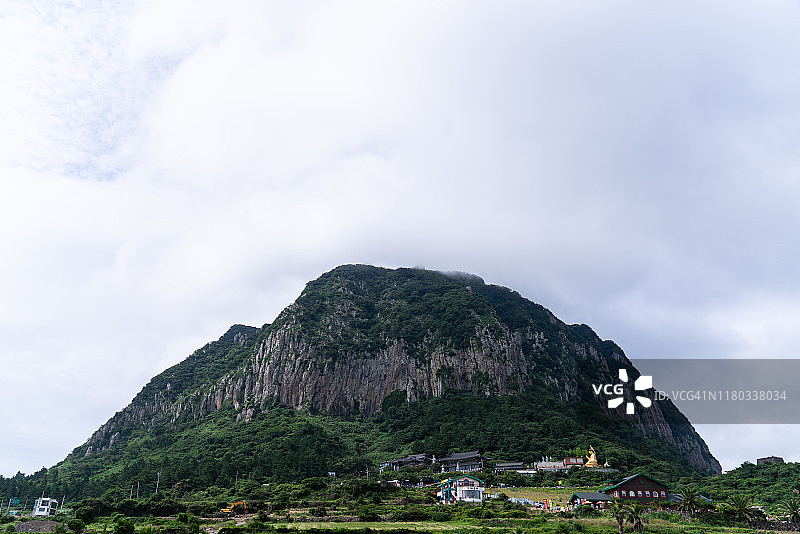 济州岛山房山乡村风光图片素材