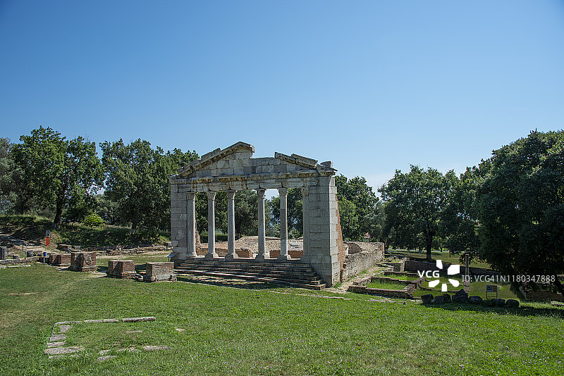 阿尔巴尼亚阿波罗尼亚古城遗址图片素材