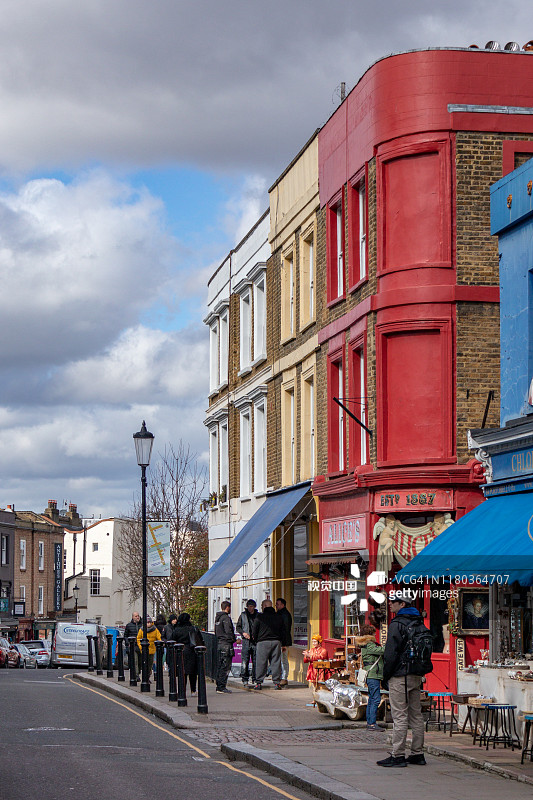 英国伦敦波多贝罗路建筑图片素材