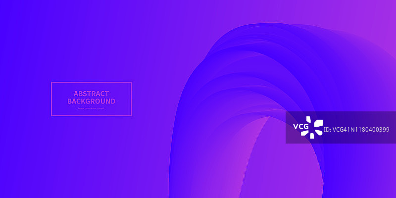 紫色渐变背景上的流体抽象设计图片素材