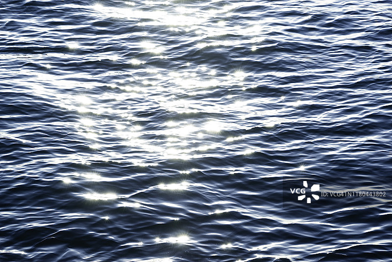 地平线云景海洋图片素材