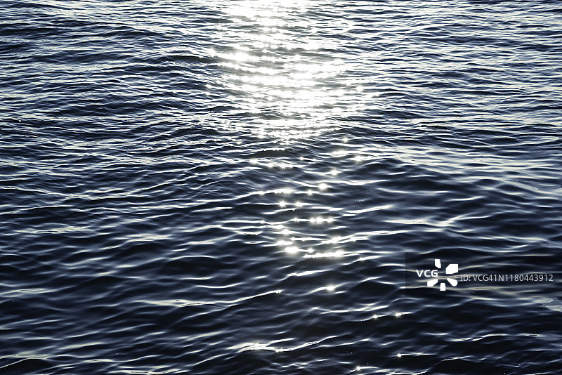 地平线云景海洋图片素材